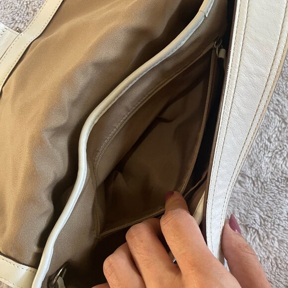 Vintage Coach Soho Double Pocket Buckle Shoulder Bag - 9434 - White - Picture 13 of 13